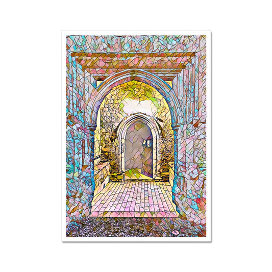 St Mary's North Entrance - Mosaic Fine Art Print