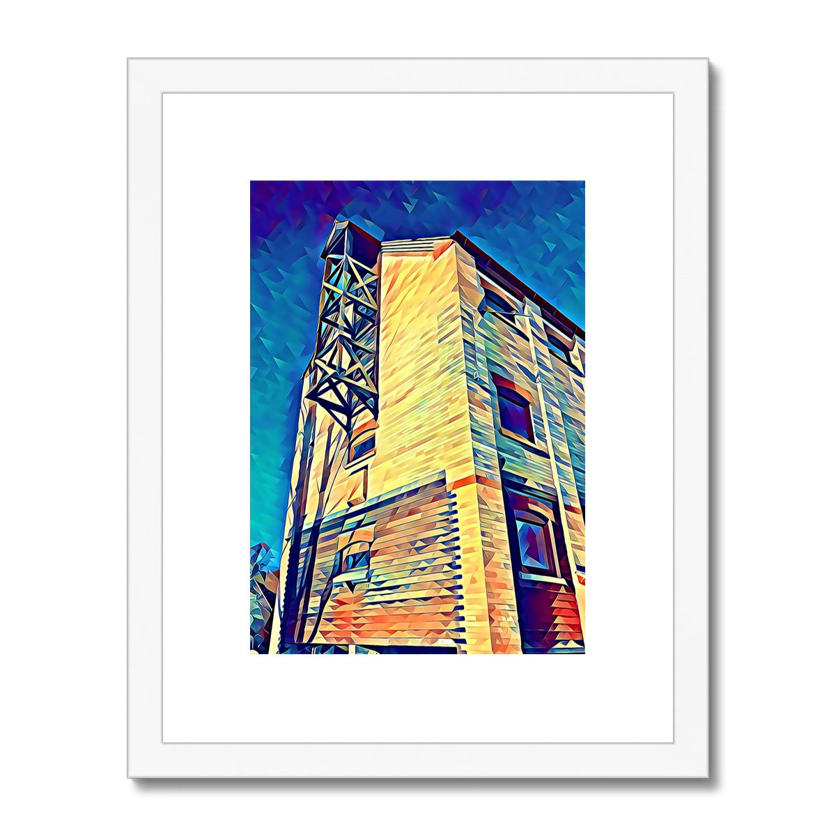 The Maltings 2 - Poly Art Framed & Mounted Print