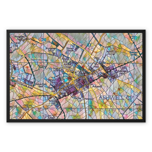 Ashwell OS - Mosaic Framed Canvas