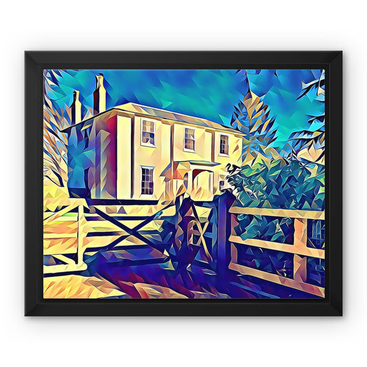 The Old Rectory - Poly Art Framed Canvas