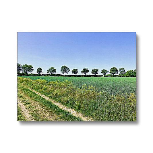 Ashwell Street Trees - Illustrated Canvas