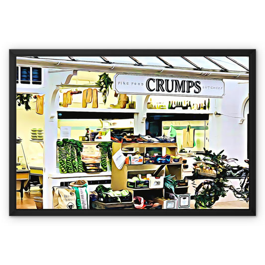 Crumps - Illustrated Framed Canvas