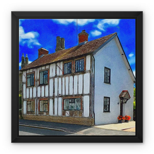 Beams Cottage - Oil Framed Canvas