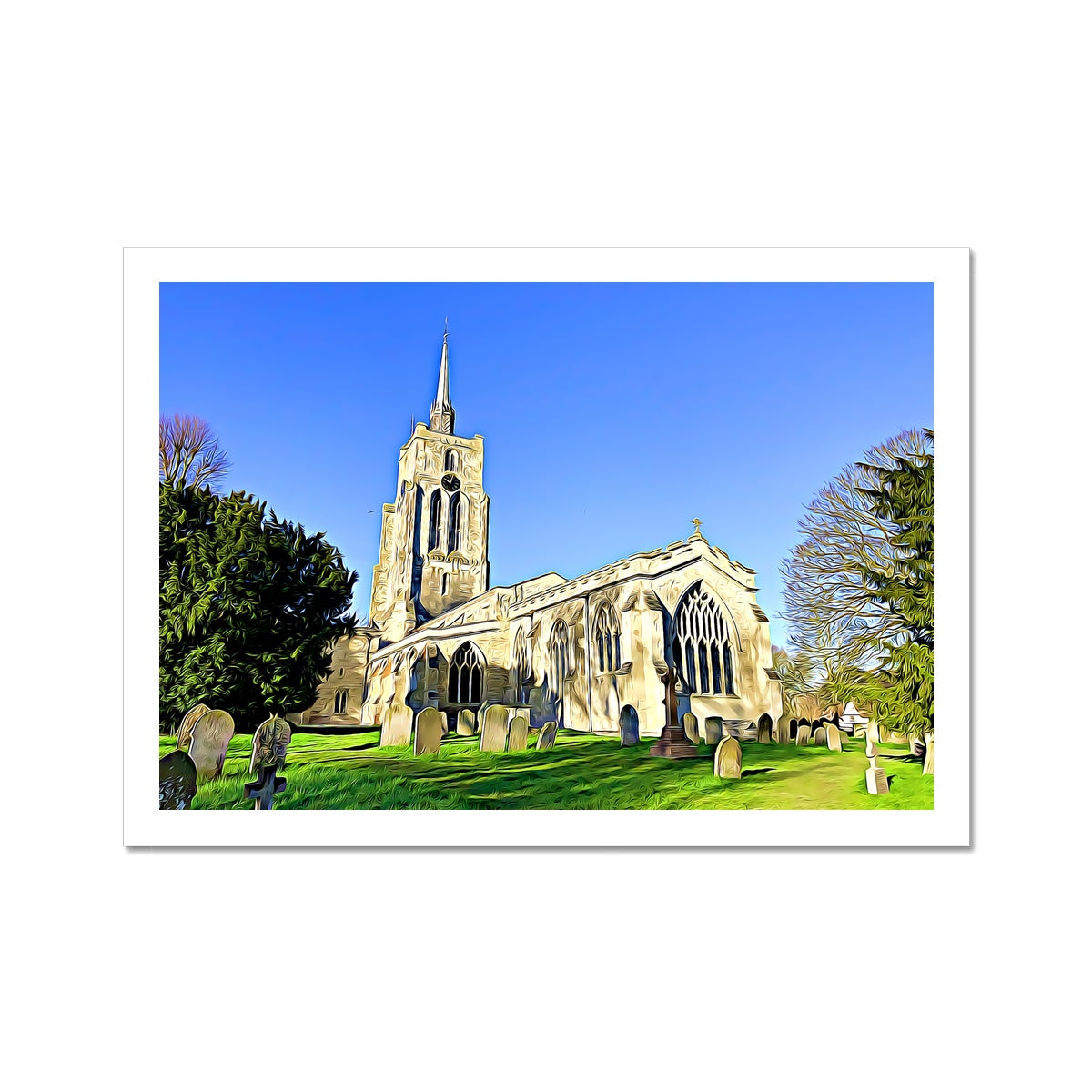 St Mary's East Face - Illustrated Fine Art Print