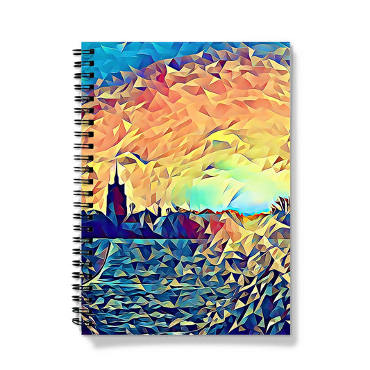 View from the Fields - Poly Art Notebook