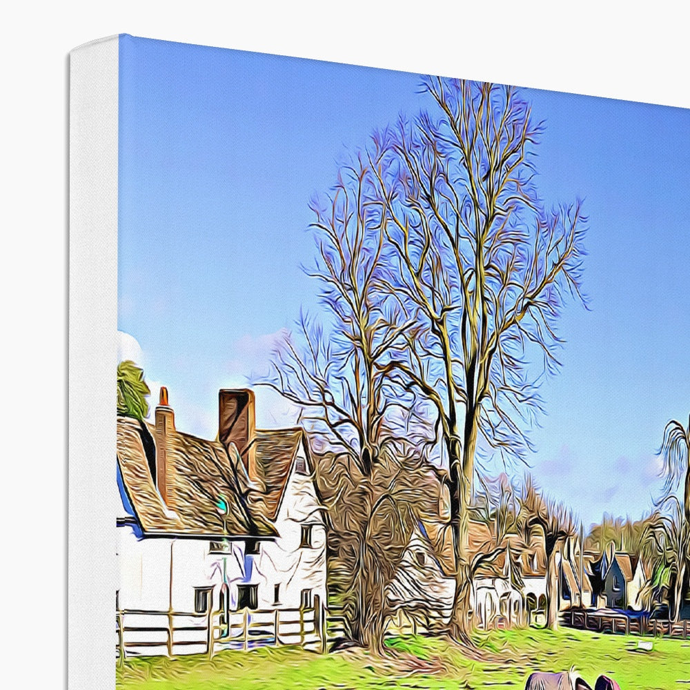 Mill Street Neighbours - Illustrated Canvas