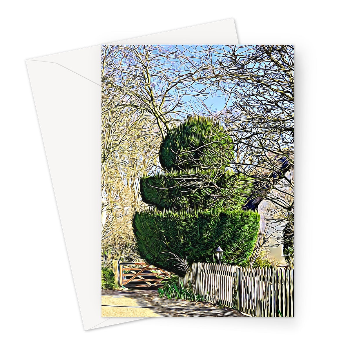 Hodwell Topiary - Illustrated Greeting Card