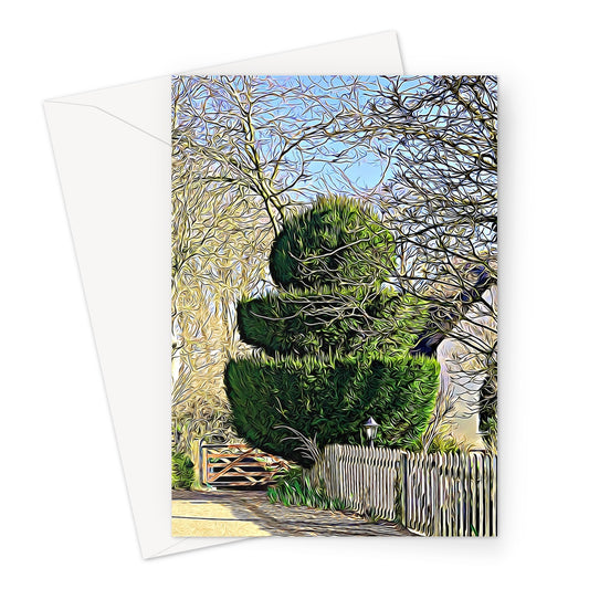 Hodwell Topiary - Illustrated Greeting Card