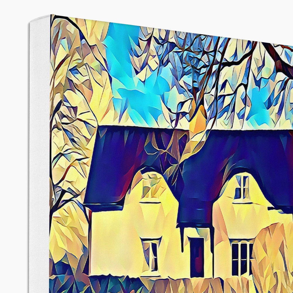 Ashwell End - Poly Art Canvas