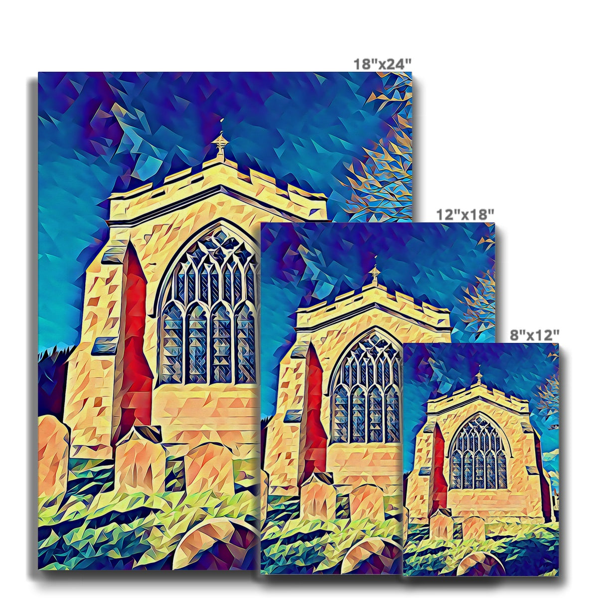 St Mary's East Face - Poly Art Canvas