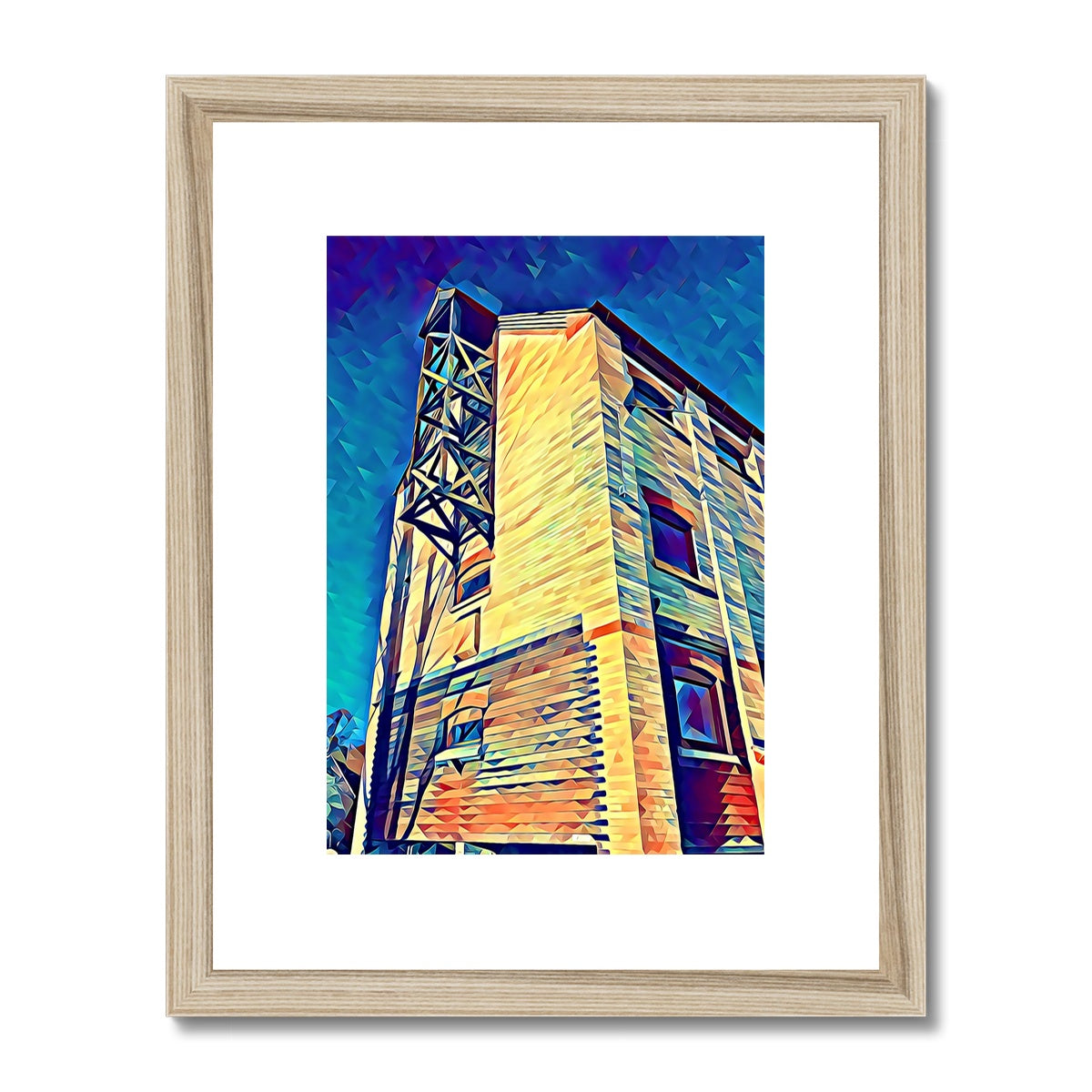 The Maltings 2 - Poly Art Framed & Mounted Print