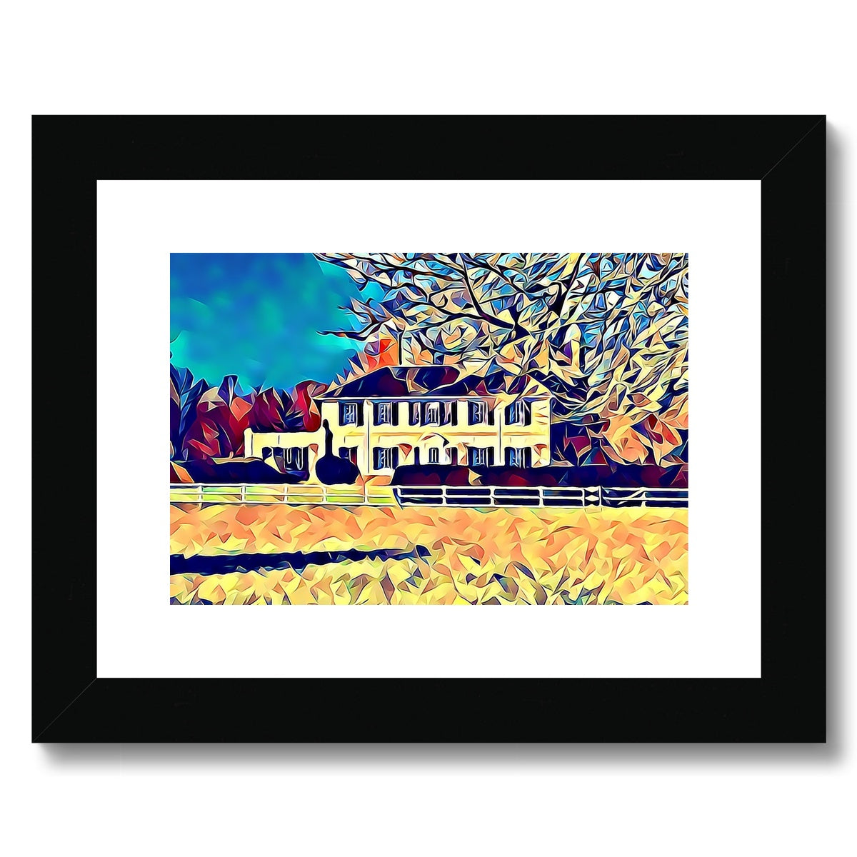 The Bury - Poly Art Framed & Mounted Print