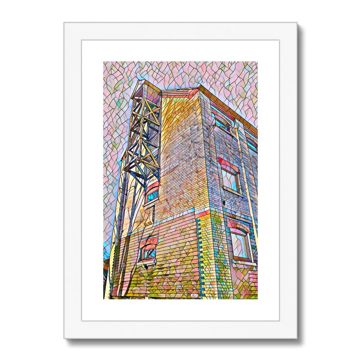 The Maltings 2 - Mosaic Framed & Mounted Print