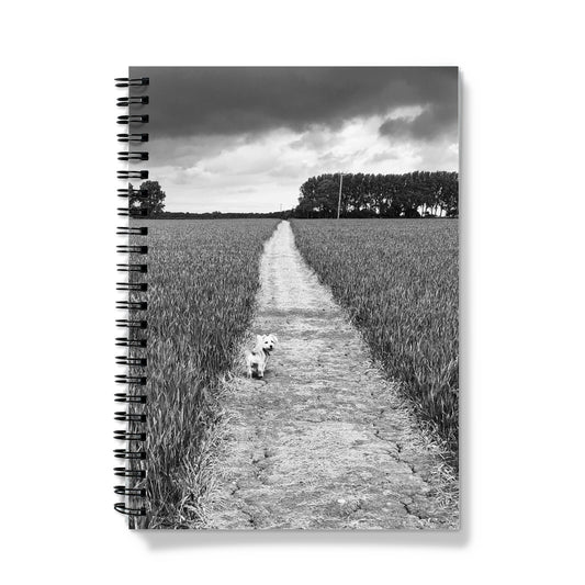 Jooie Parting the Way - Black & White Notebook