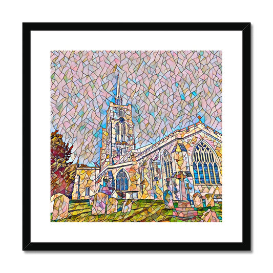 St Mary's Graveyard - Mosaic Framed & Mounted Print